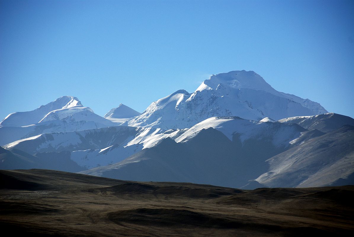 13 Lobuche Kang III E and Labuche Kang From Tong La Lobuche Kang III East (7250m) and Labuche Kang (7367m) close up from the Tong La between Nyalam and Tingri.